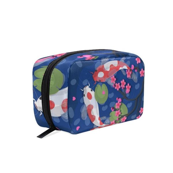 fengju makeup cosmetic bag portable toiletries bag fashionable square storage for girls lady woman koi carps
fengju makeup cosmetic bag portable toiletries bag fashionable square storage for girls lady woman koi carps