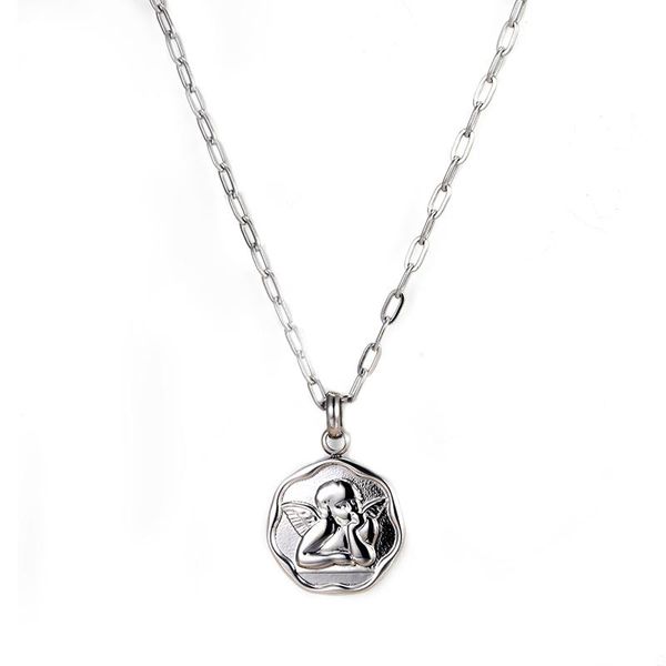 chains necklace stainless steel men and women personality simple classic fashion light luxury couple gift, Silver
chains necklace stainless steel men and women personality simple classic fashion light luxury couple gift, Silver