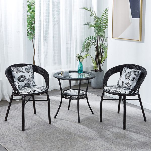 outdoor furniture set courtyard garden terrace balcony rattan table and chair combination pe rattan hand-woven summer backrest leisure seat
outdoor furniture set courtyard garden terrace balcony rattan table and chair combination pe rattan hand-woven summer backrest leisure seat