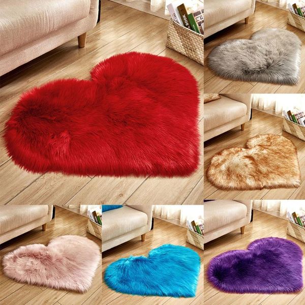 artificial wool sheepskin hairy mat love heart rugs shaggy carpet faux fluffy mats no lint carpet for living room
artificial wool sheepskin hairy mat love heart rugs shaggy carpet faux fluffy mats no lint carpet for living room