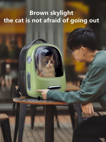 spring /summer with its own air circulation system retro fashion one of the large capacity double shoulder cat backpack
spring /summer with its own air circulation system retro fashion one of the large capacity double shoulder cat backpack