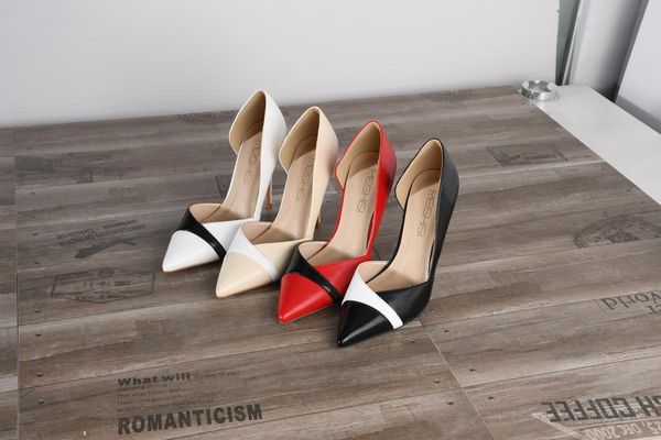 dress shoes 2021 women matte color matching pointed toe stiletto high heels big size wedding party, Black
dress shoes 2021 women matte color matching pointed toe stiletto high heels big size wedding party, Black