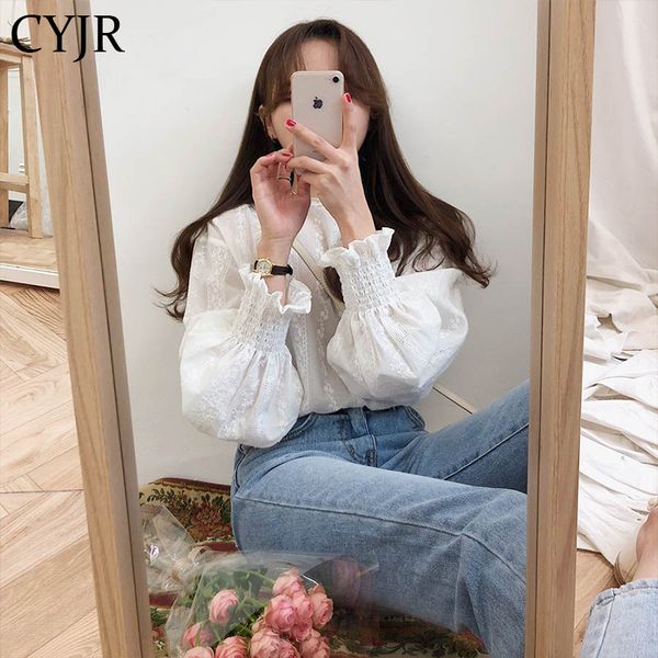 cyjr embroidered lace shirt plus size female spring long linen cotton girls femme casual white blouse women's blouses tk8y, White;black
cyjr embroidered lace shirt plus size female spring long linen cotton girls femme casual white blouse women's blouses tk8y, White;black