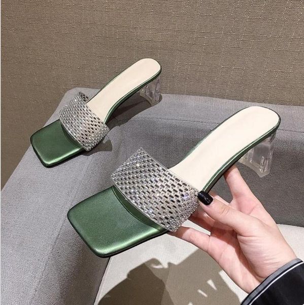 sandals 2021 luxury design sequins slides women 6cm high heels mules fetish summer transparent thick with slippers shoes, Black
sandals 2021 luxury design sequins slides women 6cm high heels mules fetish summer transparent thick with slippers shoes, Black