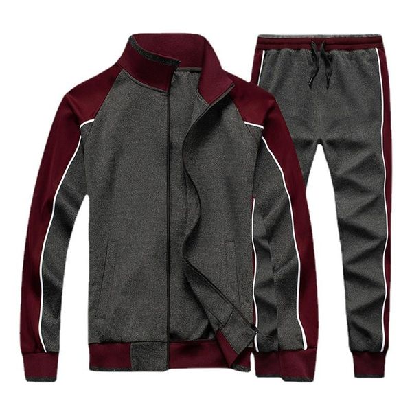 men's tracksuits 2021spring zipper jackets tracksuit men +pants 2 pieces sets male slim sportswear brand casual fashion 2pcs streetwear, Gray
men's tracksuits 2021spring zipper jackets tracksuit men +pants 2 pieces sets male slim sportswear brand casual fashion 2pcs streetwear, Gray