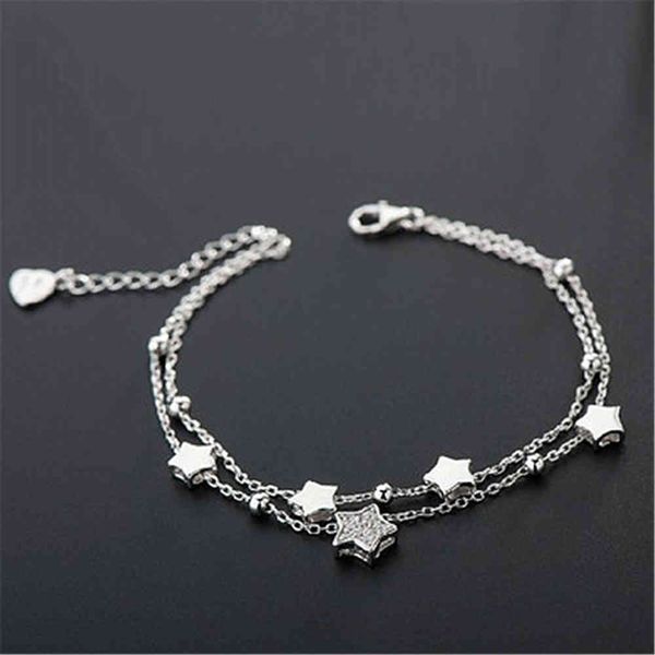 bracelet jinjiahua star bracelet silver plated bracelet hand ornament popular fashion pointed star inlaid double-layer, Golden;silver
bracelet jinjiahua star bracelet silver plated bracelet hand ornament popular fashion pointed star inlaid double-layer, Golden;silver