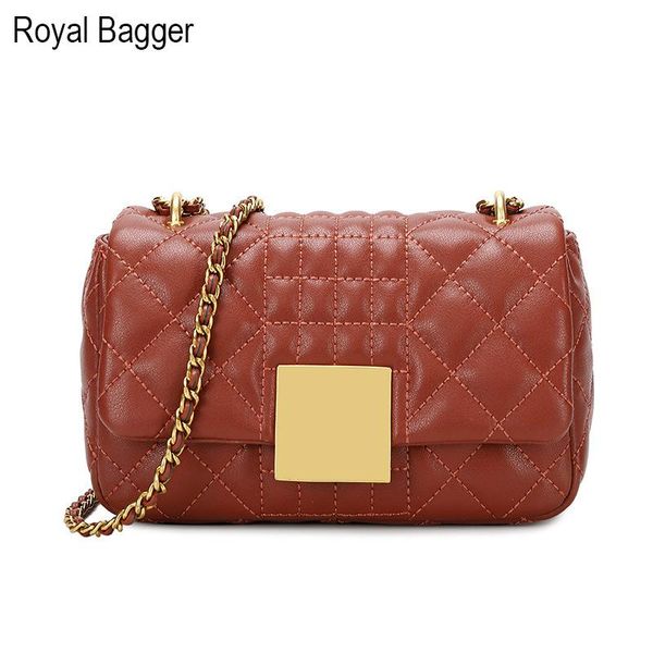 royal bagger shoulder sling for women genuien leather lingge chain bag 2021 new small ladies messenger small square bag handbags
royal bagger shoulder sling for women genuien leather lingge chain bag 2021 new small ladies messenger small square bag handbags