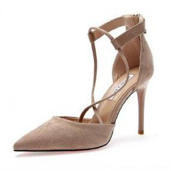 sandals women's high heels summer 9cm thin shoes mujer size 34-40 pointed toe group zapatillas cross strap, Black
sandals women's high heels summer 9cm thin shoes mujer size 34-40 pointed toe group zapatillas cross strap, Black