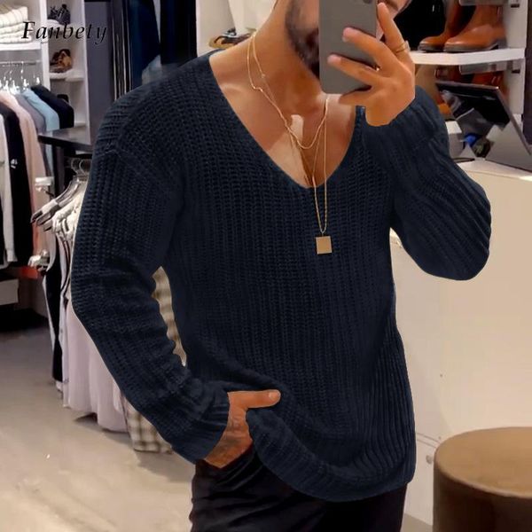 men's sweaters mens clothing fashion solid sweater 2021 design knitted slim pullover jumpers male casual long sleeve streetwears, White;black
men's sweaters mens clothing fashion solid sweater 2021 design knitted slim pullover jumpers male casual long sleeve streetwears, White;black