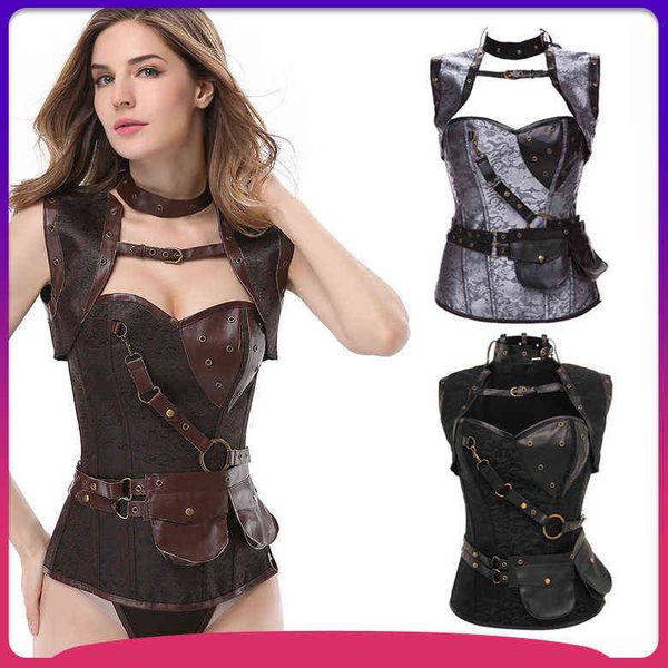 luxury women's shapers body shaping cloth shawl abdomen vt steel rivet punk style corset court, Black;white
luxury women's shapers body shaping cloth shawl abdomen vt steel rivet punk style corset court, Black;white