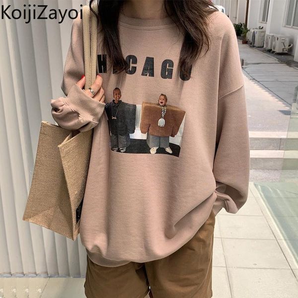 women's hoodies & sweatshirts koijizayoi women korean fashion loose long sleeves o neck casual pullovers chic harajuku drop, Black
women's hoodies & sweatshirts koijizayoi women korean fashion loose long sleeves o neck casual pullovers chic harajuku drop, Black