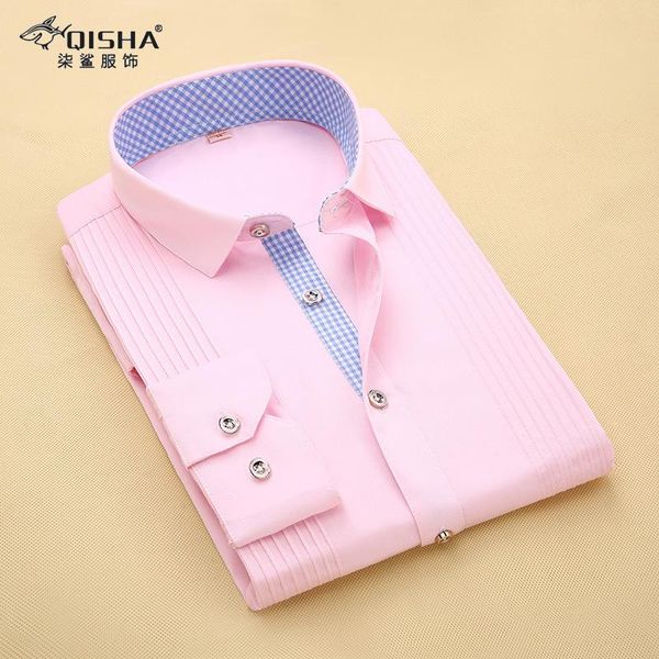 men's casual shirts 2021 banquet dress long-sleeved shirt wedding groom groomsman wrinkled, White;black
men's casual shirts 2021 banquet dress long-sleeved shirt wedding groom groomsman wrinkled, White;black