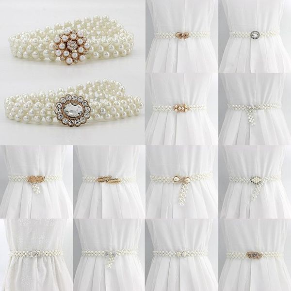 belts women ladies pearls crystal beads chain belt girls fashion elegant pearl rhinestones charms waist strap gift wedding, Black;brown
belts women ladies pearls crystal beads chain belt girls fashion elegant pearl rhinestones charms waist strap gift wedding, Black;brown