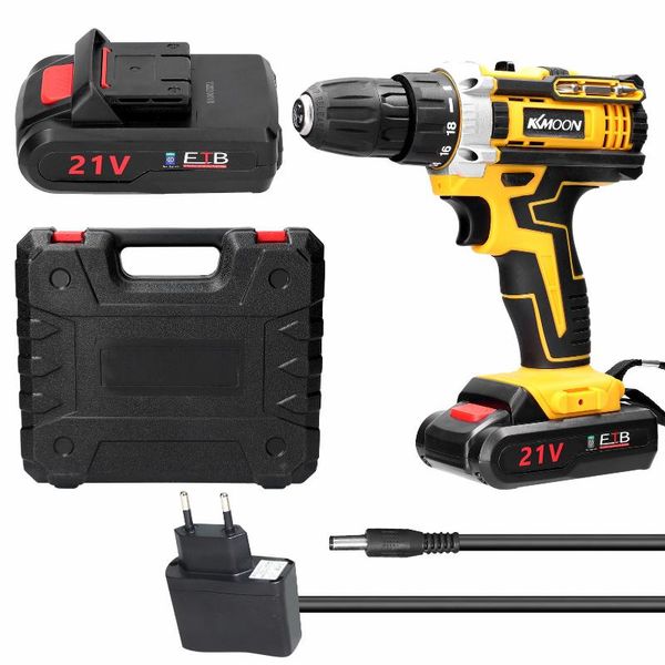 professiona electric drills 21v cordless screwdriver drill brush motor 2 speeds adjustment 18 gears of torque holes drilling machine
professiona electric drills 21v cordless screwdriver drill brush motor 2 speeds adjustment 18 gears of torque holes drilling machine
