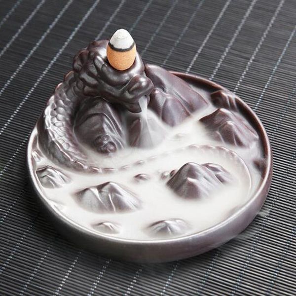 fragrance lamps ceramic waterfall coiled dragon burner auspicious incense holder home decoration office tea house supply
fragrance lamps ceramic waterfall coiled dragon burner auspicious incense holder home decoration office tea house supply