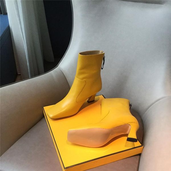 boots yellow genuine leather ankle pink white black woman shoes high heels designer women 2021
boots yellow genuine leather ankle pink white black woman shoes high heels designer women 2021