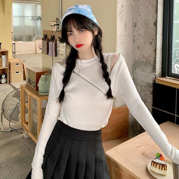 women's sweaters preppy style hollow out pullovers knitted clothing hipster fashion brand female korean clothes autumn, White;black
women's sweaters preppy style hollow out pullovers knitted clothing hipster fashion brand female korean clothes autumn, White;black