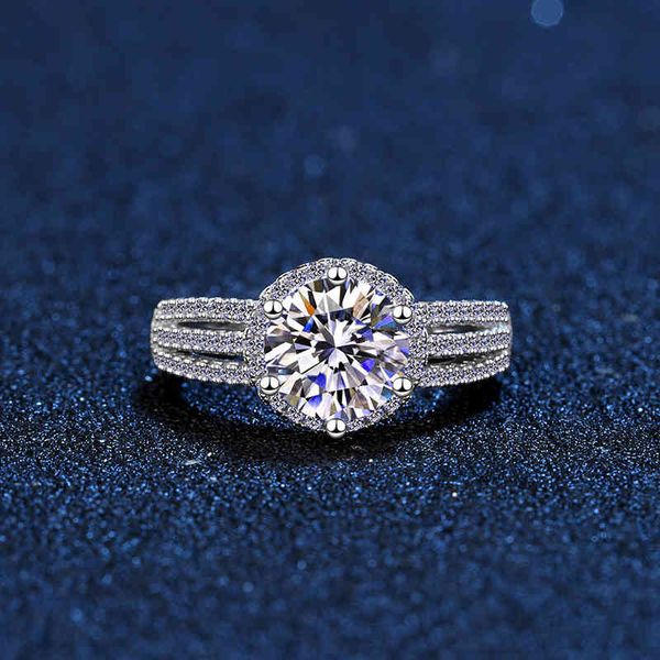 3.0 carats moissanite luxury wedding ring round brilliant diamond halo engagement rings for women bridal jewelry include box, Slivery;golden
3.0 carats moissanite luxury wedding ring round brilliant diamond halo engagement rings for women bridal jewelry include box, Slivery;golden
