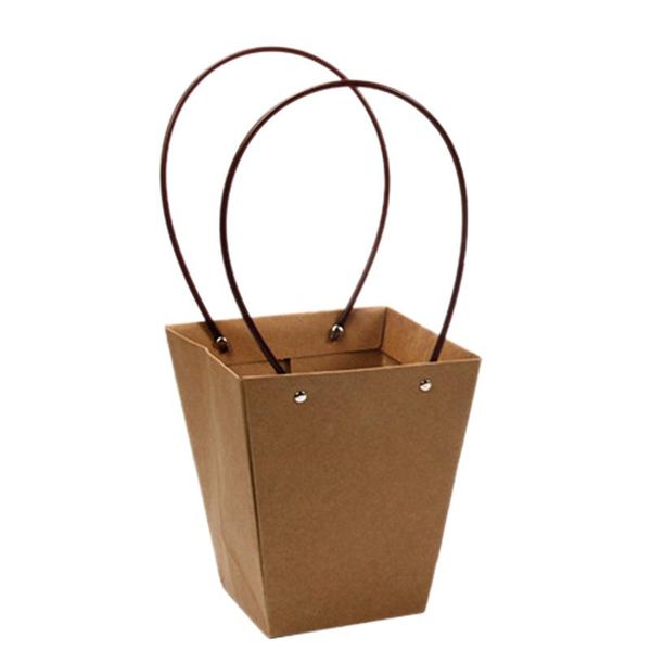 hanging baskets 10pcs trapezoid kraft paper tote bag flower wrapping diy florist bouquet packaging gift box
hanging baskets 10pcs trapezoid kraft paper tote bag flower wrapping diy florist bouquet packaging gift box