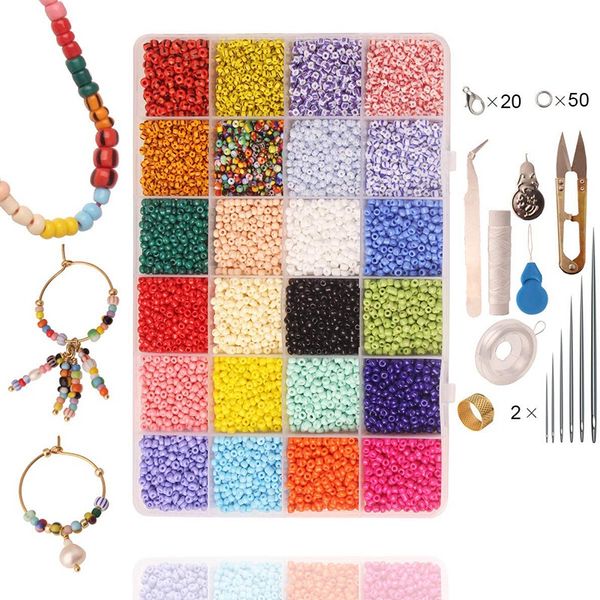 glass seed beads small pony stripe beads assorted kit with organizer box for jewelry making beading crafting 
glass seed beads small pony stripe beads assorted kit with organizer box for jewelry making beading crafting