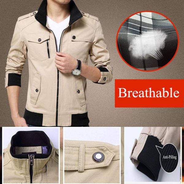 men's jackets military jacket army spring autumn cotton bomber windbreaker pilot coat cargo flight male clothes, Black;brown
men's jackets military jacket army spring autumn cotton bomber windbreaker pilot coat cargo flight male clothes, Black;brown