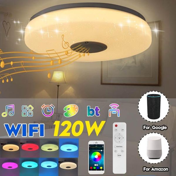 ceiling lights 120w modern led light dimmable rgb bluetooth speaker app remote control music for livingroom bedroom
ceiling lights 120w modern led light dimmable rgb bluetooth speaker app remote control music for livingroom bedroom