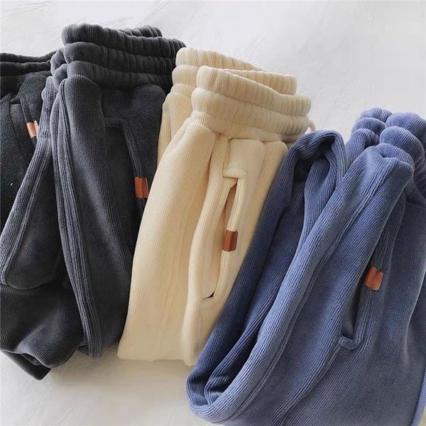women's pants & capris limiguyue women sweatpants fleece thicken drawstring sports jogger casual korean harem elastic waist trousers k3, Black;white
women's pants & capris limiguyue women sweatpants fleece thicken drawstring sports jogger casual korean harem elastic waist trousers k3, Black;white