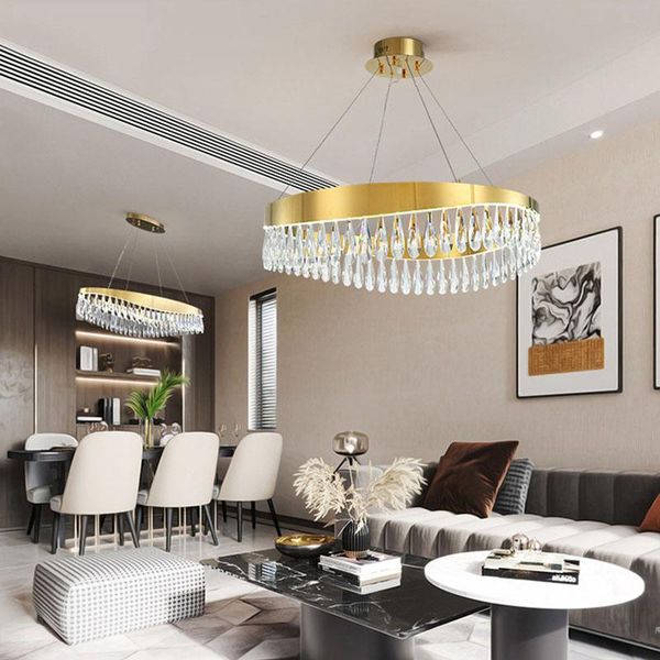 pendant lamps modern crystal chandeliers luminaria el lobby gold irregular circle luxury chandelier for living room bedroom droplight
pendant lamps modern crystal chandeliers luminaria el lobby gold irregular circle luxury chandelier for living room bedroom droplight
