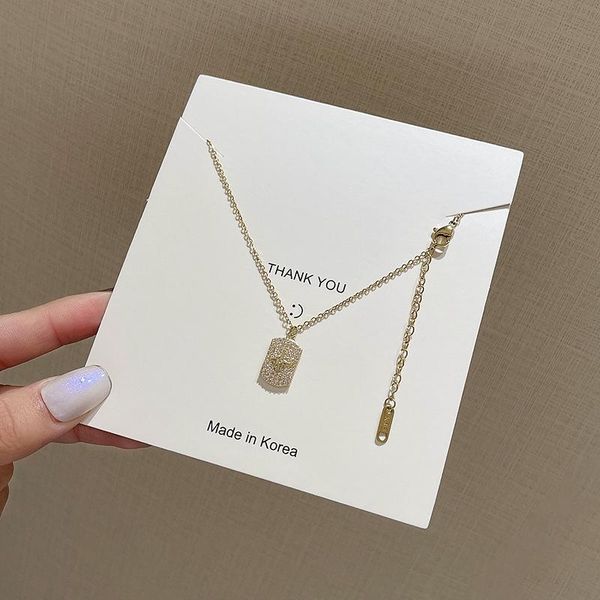 pendant necklaces low price jewelry gift european geometric small square titanium steel women's star simple tide necklace for women, Silver
pendant necklaces low price jewelry gift european geometric small square titanium steel women's star simple tide necklace for women, Silver
