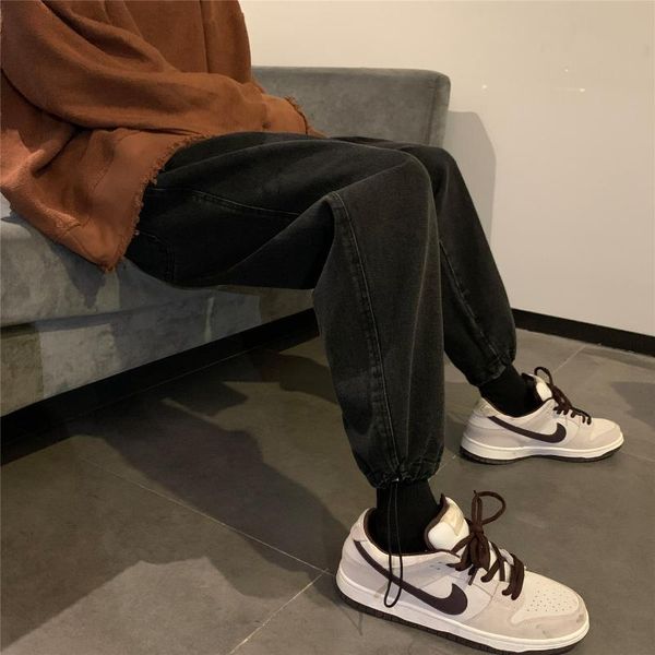 men's pants k3008/p50 spring/summer 2021 loose jeans fashionable beam feet casual plus size fabric composition, Black
men's pants k3008/p50 spring/summer 2021 loose jeans fashionable beam feet casual plus size fabric composition, Black
