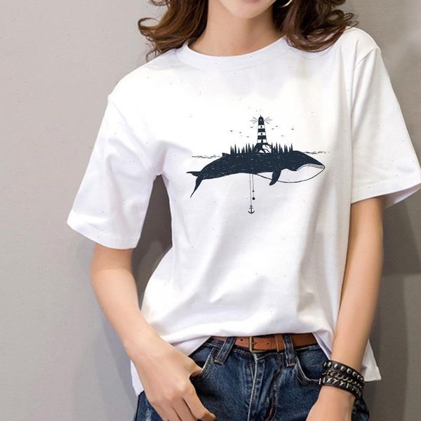 women t shirt summer short sleeve casual white tshirt dolphins print simple female tshirts streetwear women clothes
women t shirt summer short sleeve casual white tshirt dolphins print simple female tshirts streetwear women clothes