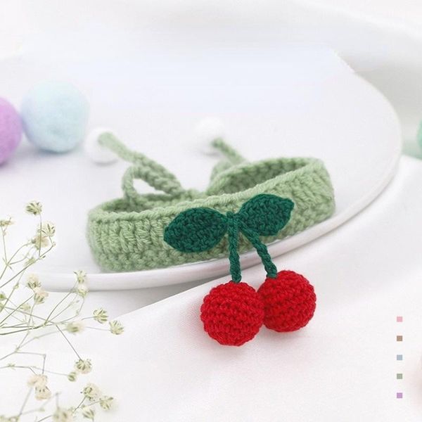 cat collars & leads woolen cherry knitted collar for cats dogs pet necklace cute manual kitty scarf christmas accessories
cat collars & leads woolen cherry knitted collar for cats dogs pet necklace cute manual kitty scarf christmas accessories