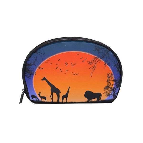 fengju multifuncition shell cosmetic bag purse half moon hanging travel toiletry pouch for girls woman giraffe lion moon
fengju multifuncition shell cosmetic bag purse half moon hanging travel toiletry pouch for girls woman giraffe lion moon