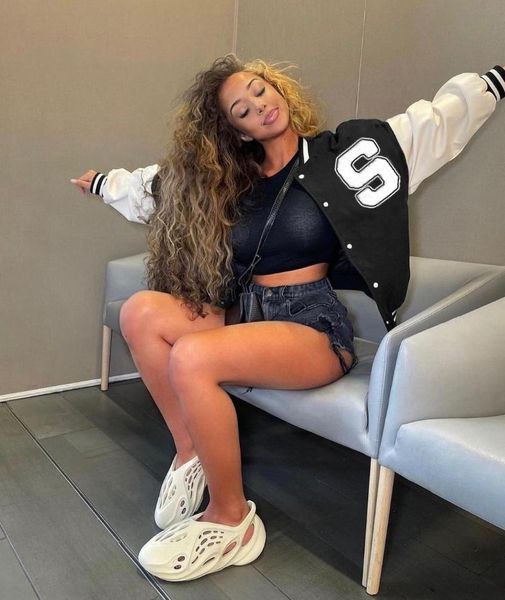 Women's Jackets Autumn High Quality Baseball Faux Leather Patchwork Jacket Bomber Y2K Letters Harajuku Hip Hop Clothing, Black;brown
Women's Jackets Autumn High Quality Baseball Faux Leather Patchwork Jacket Bomber Y2K Letters Harajuku Hip Hop Clothing, Black;brown