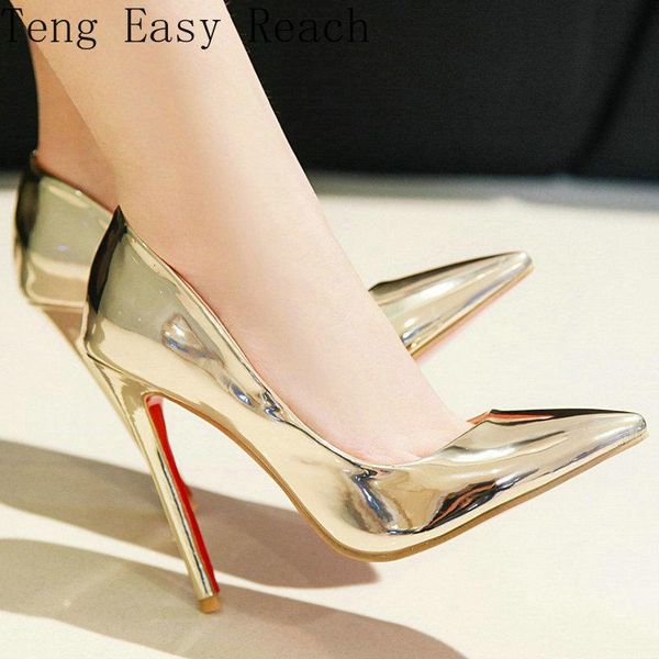 dress shoes women super high heel pumps fashion slip on lazy woman pointed toe party spring autumn gold silver, Black
dress shoes women super high heel pumps fashion slip on lazy woman pointed toe party spring autumn gold silver, Black