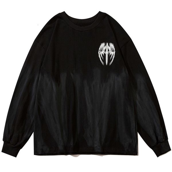 men's hoodies & sweatshirts aolamegs sweatshirt men bone inkjet print o-neck pullover couple loose retro all-match fashion hipster stre, Black
men's hoodies & sweatshirts aolamegs sweatshirt men bone inkjet print o-neck pullover couple loose retro all-match fashion hipster stre, Black