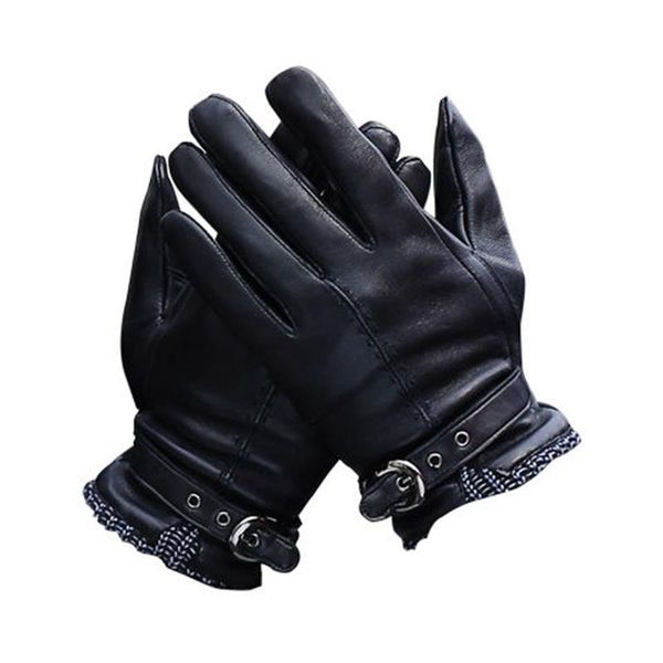 five fingers gloves men women winter genuine leather thicken warm men' sheepskin touch screen black driving mittens, Blue;gray
five fingers gloves men women winter genuine leather thicken warm men' sheepskin touch screen black driving mittens, Blue;gray