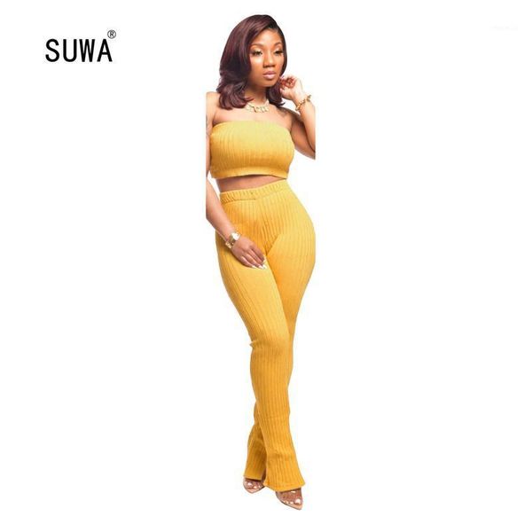 women's tracksuits on summer solid color knitted crochet two piece set casual street women strapless crop and long pants femme tracksui, Gray
women's tracksuits on summer solid color knitted crochet two piece set casual street women strapless crop and long pants femme tracksui, Gray