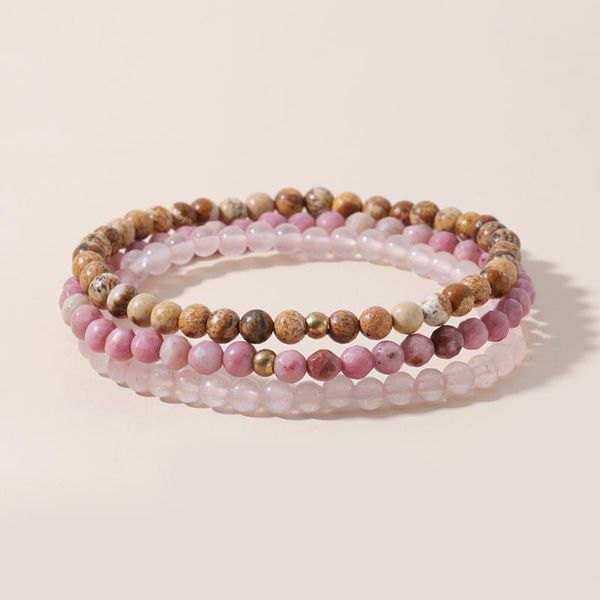 beaded, strands oaiite 3 pcs real natural stone bracelets picture jasper rose quartz beads bracelet stretch rope bangles yoga healing jewelr, Black
beaded, strands oaiite 3 pcs real natural stone bracelets picture jasper rose quartz beads bracelet stretch rope bangles yoga healing jewelr, Black
