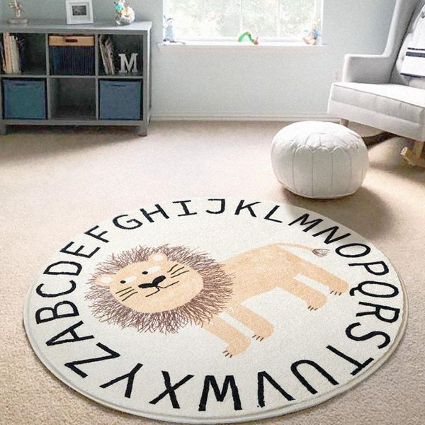 carpets nordic round area rugs lion bear leopard cartoon abc alphabet children's room decor living cute floor mats
carpets nordic round area rugs lion bear leopard cartoon abc alphabet children's room decor living cute floor mats