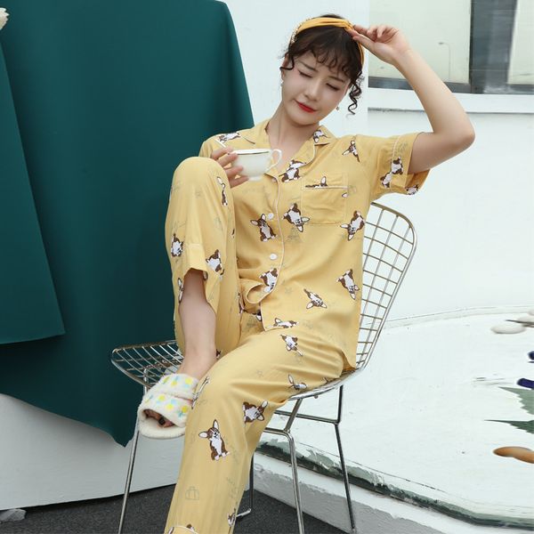 yellow 2pc pajamas printing short circuit board women their necks zbhh, Black;red
yellow 2pc pajamas printing short circuit board women their necks zbhh, Black;red