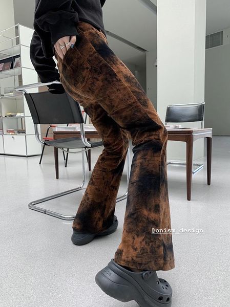 quality onism panty autumn show thin loose trousers flares tall waist straight movement a tie-dyed outside in winter, Black;white
quality onism panty autumn show thin loose trousers flares tall waist straight movement a tie-dyed outside in winter, Black;white