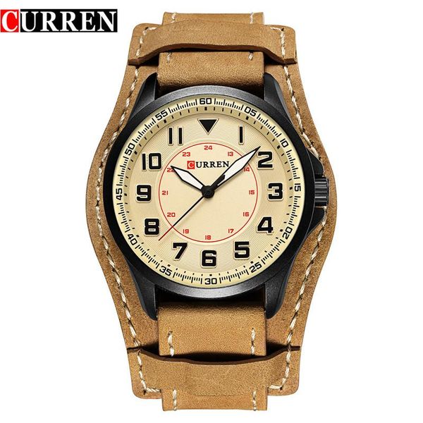 wristwatches curren army military quartz mens watches leather men watch casual sport male clock relogio masculino, Slivery;brown
wristwatches curren army military quartz mens watches leather men watch casual sport male clock relogio masculino, Slivery;brown
