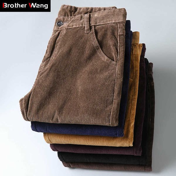 6 color men's thick corduroy casual pants winter style business fashion stretch regular fit trousers male brand clothes 210616, Black
6 color men's thick corduroy casual pants winter style business fashion stretch regular fit trousers male brand clothes 210616, Black