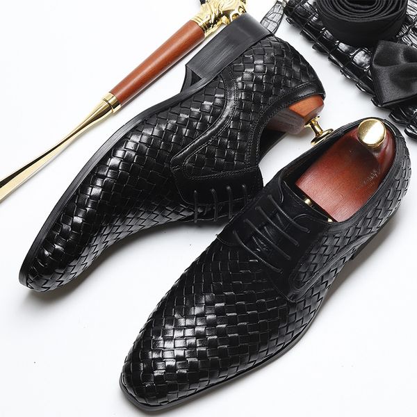 first layer of hand-woven 2021 new spring retro british business suits pointed at shoes 8epq, Black
first layer of hand-woven 2021 new spring retro british business suits pointed at shoes 8epq, Black