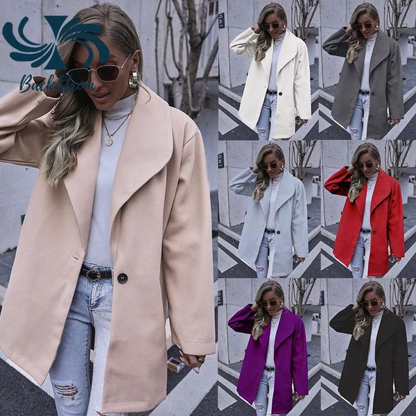 women's wool & blends 2021 fw autumn and winter jacket fashion hooded mid-length woolen coat women, Black
women's wool & blends 2021 fw autumn and winter jacket fashion hooded mid-length woolen coat women, Black