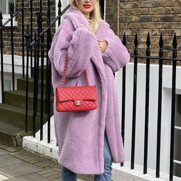 women's wool & blends winter women violet teddy coat stylish female thick warm cashmere jacket casual girls streetwear elegant, Black
women's wool & blends winter women violet teddy coat stylish female thick warm cashmere jacket casual girls streetwear elegant, Black