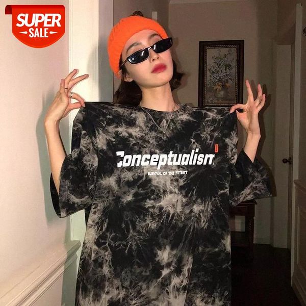 tie-dye t shirt short sleeved female letters print t-shirt chic harajuku vintage bf large size loose women's fashion tees #7l9o, White
tie-dye t shirt short sleeved female letters print t-shirt chic harajuku vintage bf large size loose women's fashion tees #7l9o, White