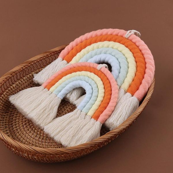 decorative objects & figurines dropship macrame rainbow wall hanging nordic bohemian tassel cotton rope tapestry home living room bedroom de
decorative objects & figurines dropship macrame rainbow wall hanging nordic bohemian tassel cotton rope tapestry home living room bedroom de
