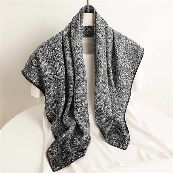 scarves large square scarf plaid 90cm versatile decorative dark simple shawls for women, Blue;gray
scarves large square scarf plaid 90cm versatile decorative dark simple shawls for women, Blue;gray